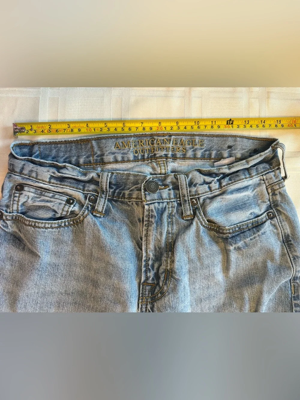 American Eagle Original Boot Mens 30x34 Denim Blue Jeans